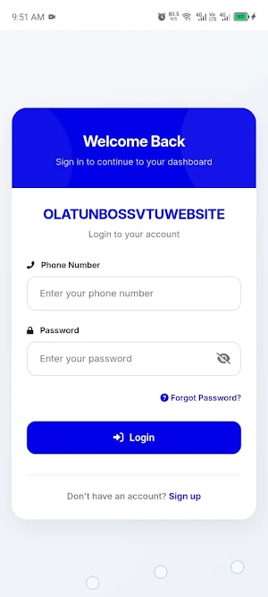 Olatunboss - Bills Payment Screenshot 2