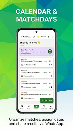 SportAdmin -Tournament Manager Screenshot 1
