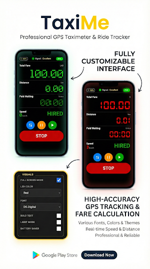 TaxiMe - GPS Taxi Meter Screenshot 2