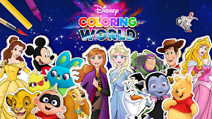 Disney Coloring World Screenshot 0