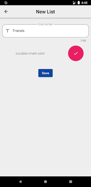 LocaLog - Locations notebook Screenshot 1