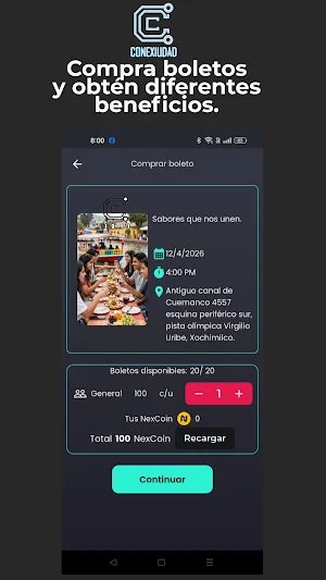 Conexiudad Nucleus Screenshot 2