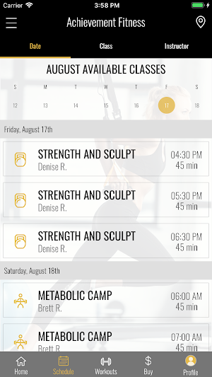 Achievement Fitness Screenshot 3