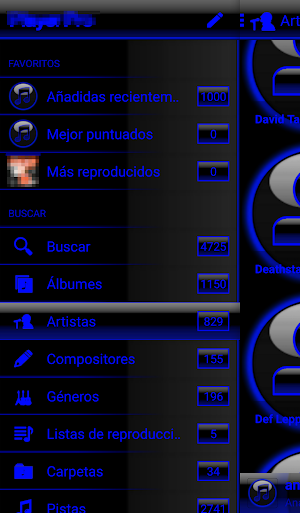 SKIN PLAYERPRO GLOW BLUE Screenshot 3