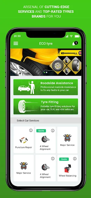 Eco Tyres and Auto Care Screenshot 0