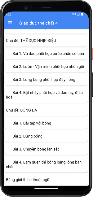 Giáo dục thể chất Lớp4 Screenshot 3