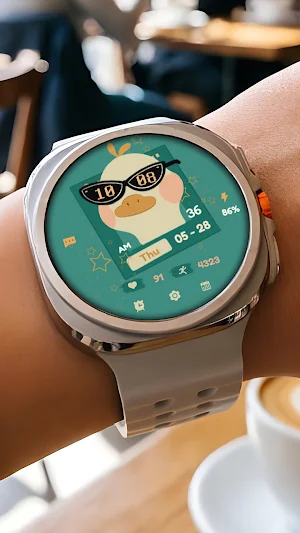 Cool Duck ZKin Watch Face Screenshot 0