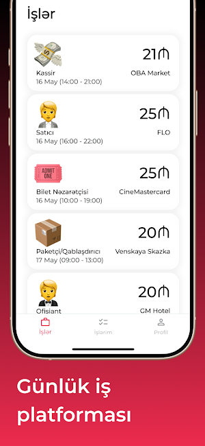 Günlük işlər Screenshot 0
