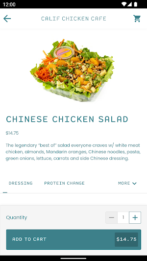 Calif Chicken Cafe Screenshot 3