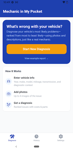 MIMP: Car Diagnosis & Repair Screenshot 3