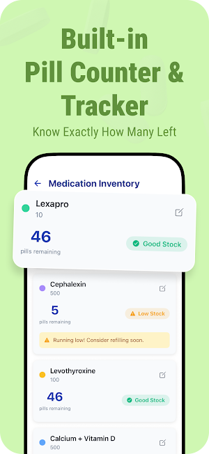 Meds: Pill Reminder & Tracker Screenshot 2