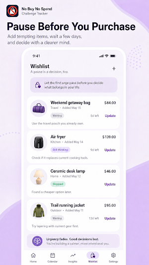 No Spend Challenge Tracker Screenshot 2