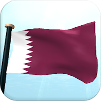 Qatar Flag 3D Live Wallpaper