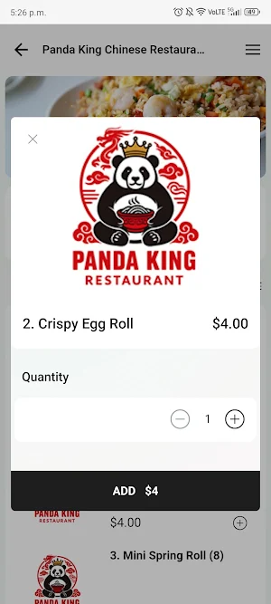 Panda King Restaurant Screenshot 2