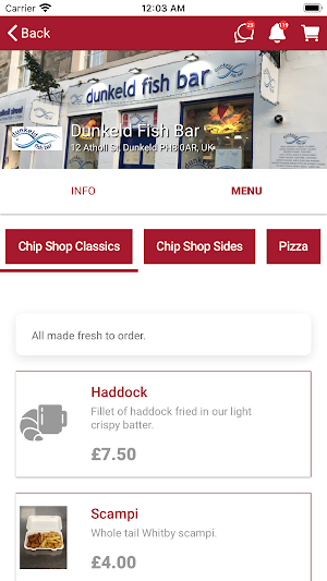 Dunkeld Fish Bar Screenshot 2