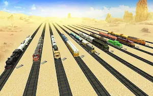 Train Driving Simulator Game: Burning Oil Engine Screenshot 0