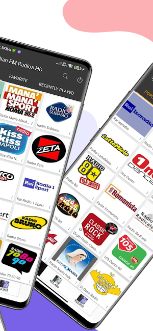 Italian FM Radios HD Screenshot 1