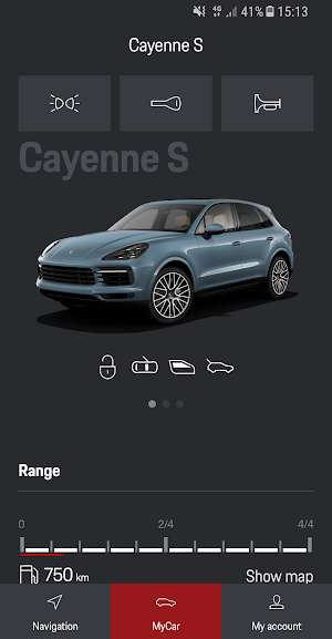 Porsche Connect Screenshot 0
