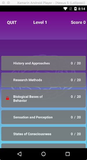 iScore5 AP Psych Screenshot 1