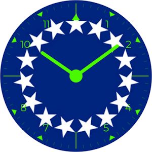 Cook Islands Analog Watch Face Screenshot 3