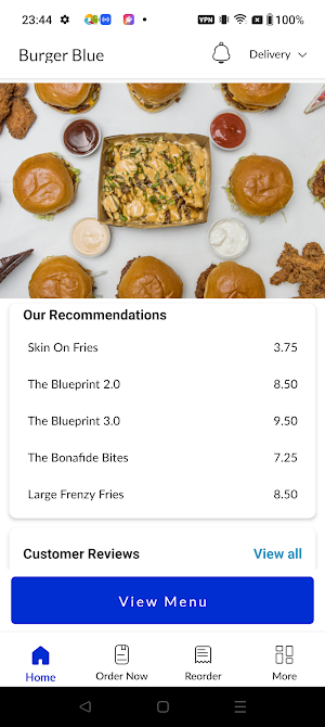 Burger Blue Screenshot 1