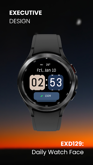 EXD129: Daily Watch Face Screenshot 1