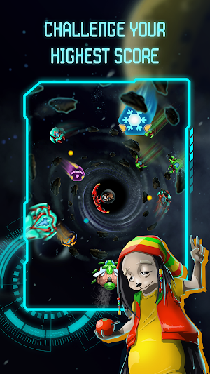 Spin Defend - space adventure Screenshot 1
