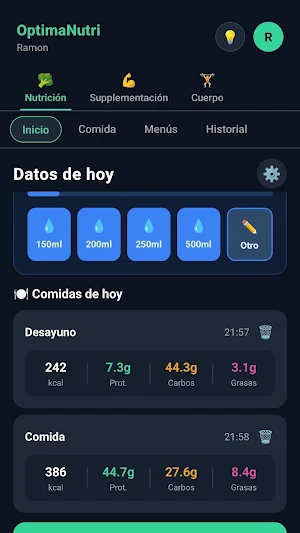 OptimaNutri Screenshot 1