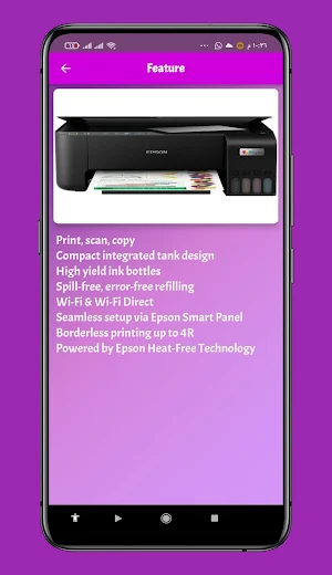 Epson iprint L3250 Guide Screenshot 0