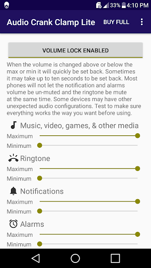 Audio Crank Clamp Lite Screenshot 2