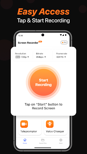 Screen Recorder & Trim Videos Screenshot 1