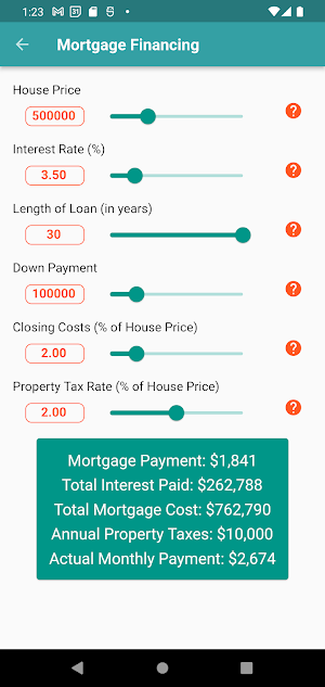Simple Loan Calculator Screenshot 2