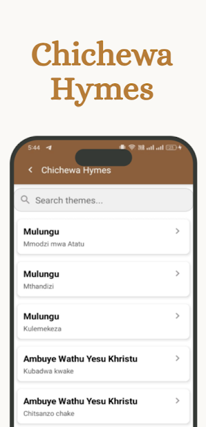 Chichewa English Bible+Hymns Screenshot 2