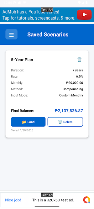 MP2 Savings Calculator Screenshot 0