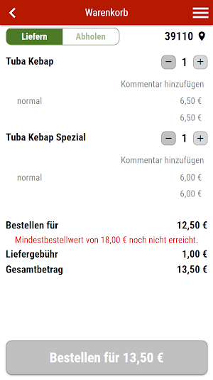 Tuba Grill Screenshot 1