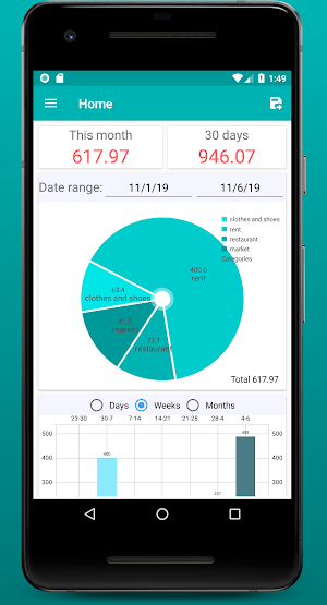 Base Expenses Screenshot 1