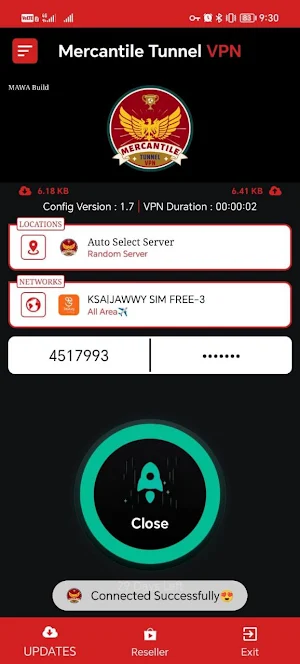 Mercantile Tunnel VPN Screenshot 3
