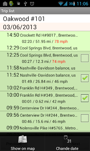 NV Logistics logbook Screenshot 3
