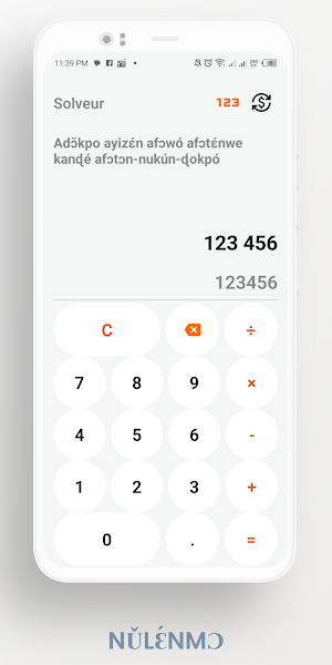Calculatrice Fongbe Screenshot 2