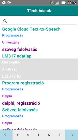 Általános Információ Nyilvántartó Program - SQL Screenshot 2