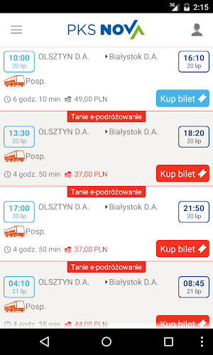 PKS Nova Screenshot 2