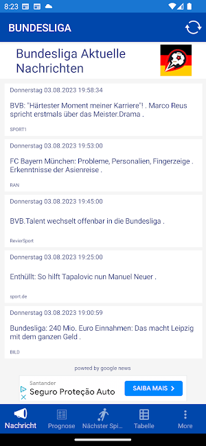 Fußball Bundesliga Screenshot 0