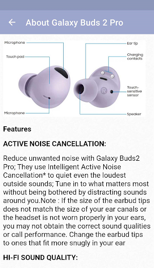 Galaxy Buds 2 Pro Guide Screenshot 1