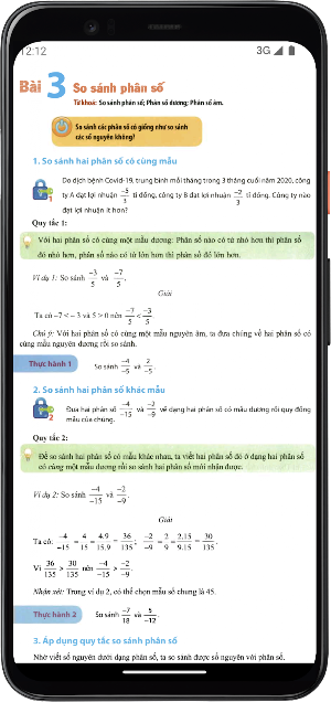 Toán Lớp6 - Tập hai Screenshot 2