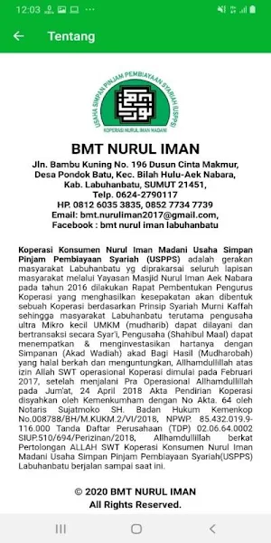 BMT NURUL IMAN Screenshot 1