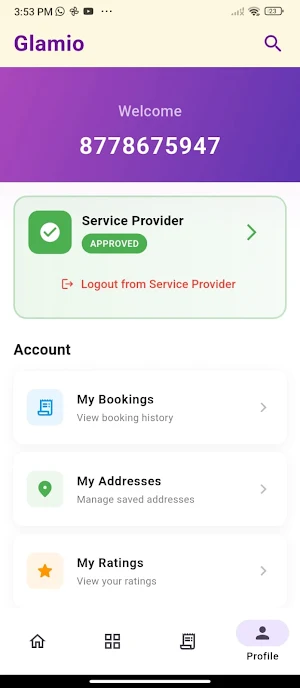 Glamio Screenshot 3