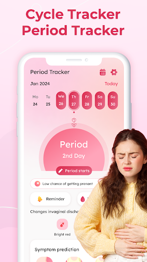 Period Tracker Calendar App Screenshot 0