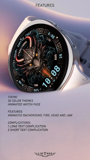 Dragon Watch Face 101 Screenshot 2