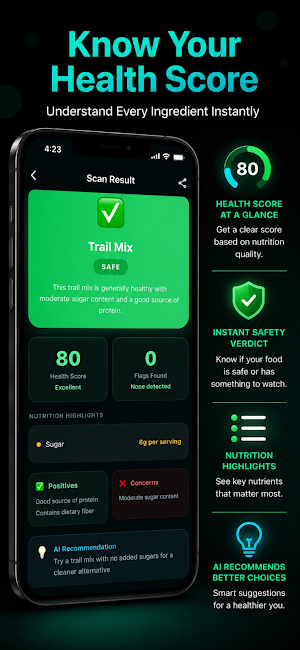 AI Nutrition Label Scanner Screenshot 3