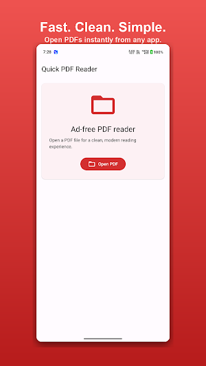 Quick PDF Reader Screenshot 0